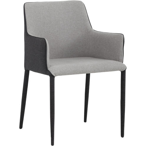 Renee Armour Grey / Dark Slate Dining Armchair